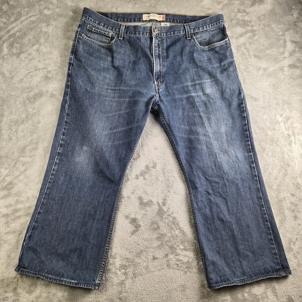 Vintage Levis Jeans 527 Mens 44x30 (fits 42x26) Blue Denim Low Boot Cut Y2K